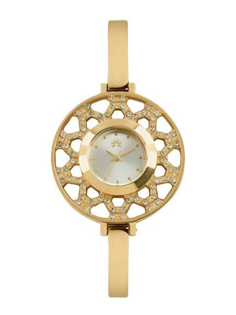 Arumkick Gold-Toned Wrist Watch